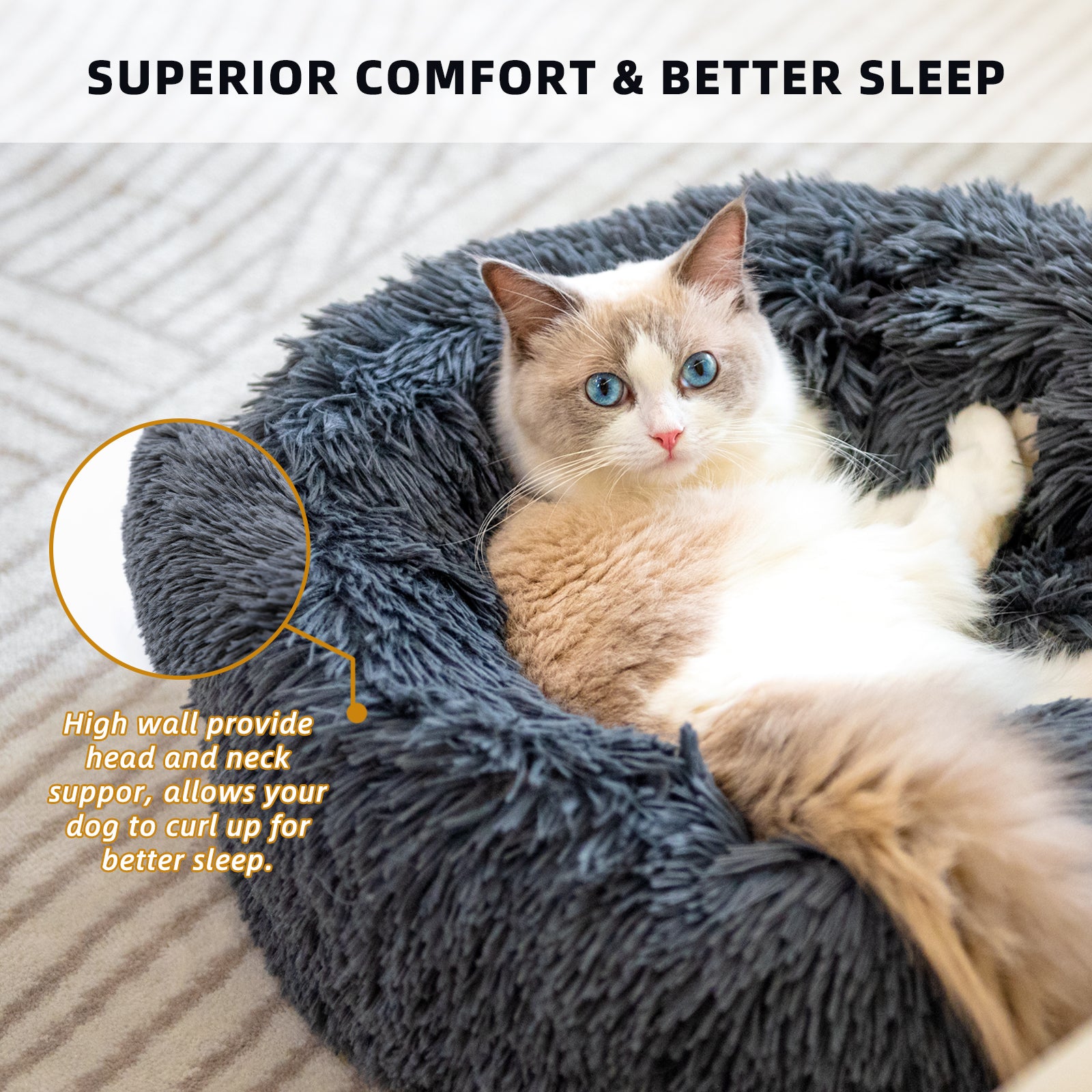 PawsComfort™|- Pet Bed - Unmatched Comfort for Your Beloved Pet!