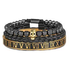 Adornix™| Timeless Roman Men's Bracelet Collection