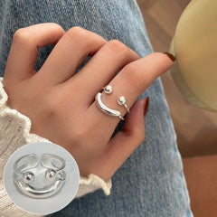 Elevate Your Style with EnchantiRing™ Smiley Face Ring