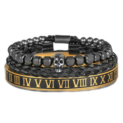 Adornix™| Timeless Roman Men's Bracelet Collection